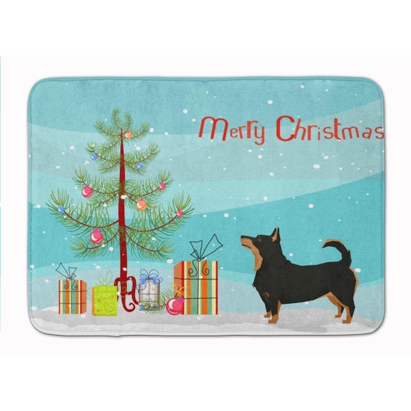 Carolines Treasures Lancashire Terrier Christmas Tree Machine Washable Memory Foam Mat CK3550RUG - main